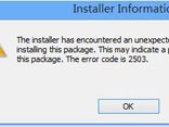如何修复win8安装程序错误2503