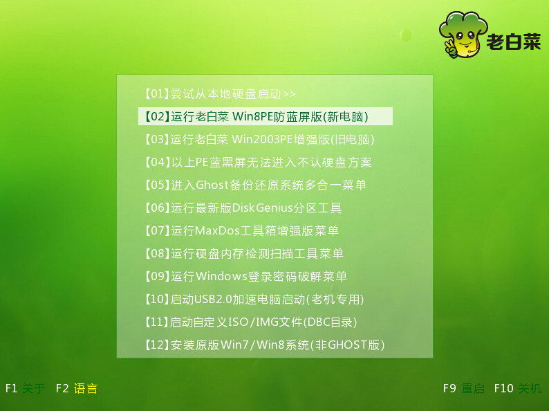 老白菜电脑内存检测工具使用教程