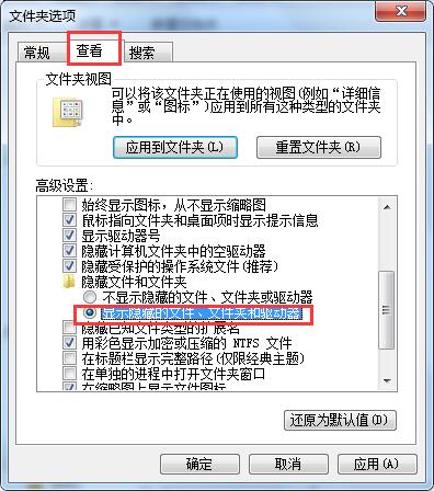 u盘文件不见了